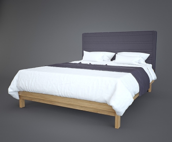 Modern Double Bed-ID:167203871