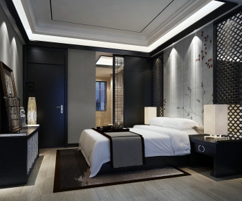 New Chinese Style Bedroom-ID:709802582