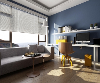 Modern Nordic Style Study Space-ID:707624867