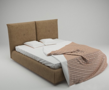 Modern Double Bed-ID:408365437