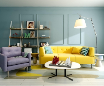 Modern Nordic Style Sofa Combination-ID:286857295