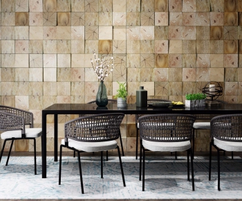 Modern Dining Table And Chairs-ID:594263765