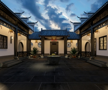 中式庭院/景观古建筑-ID:849165333