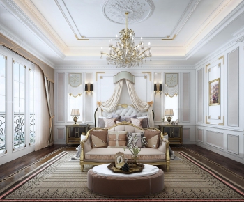 French Style Bedroom-ID:801263233