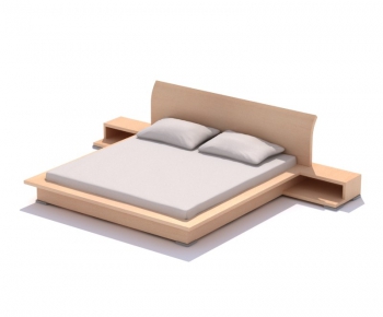 Modern Double Bed-ID:275504673