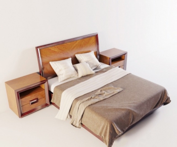 Modern Double Bed-ID:978245576