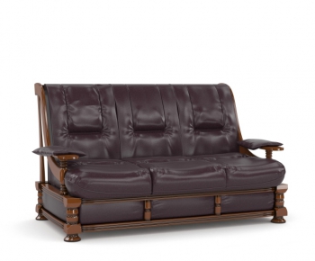 European Style Three-seat Sofa-ID:141316322