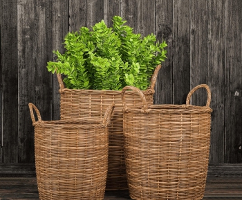 Modern Potted Green Plant-ID:234455643
