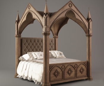European Style Double Bed-ID:647544332
