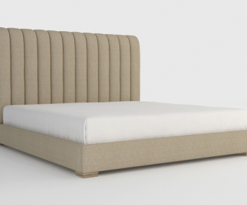 Modern Double Bed-ID:626974834