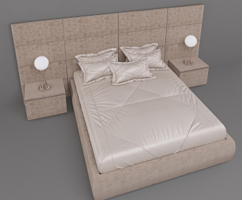 Modern Double Bed-ID:392434949
