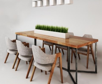 Modern Dining Table And Chairs-ID:672750521