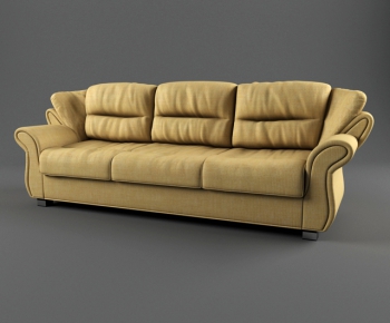 European Style Three-seat Sofa-ID:747004654