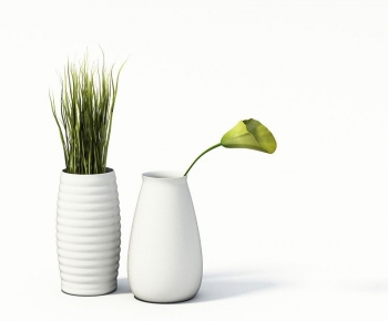 Modern Potted Green Plant-ID:641844669