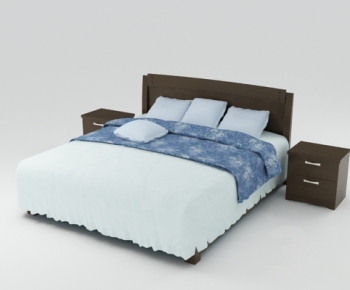 Modern Double Bed-ID:159939519