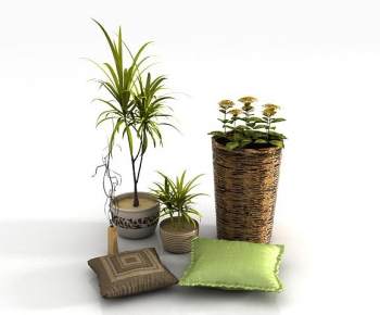 Modern Potted Green Plant-ID:474274373