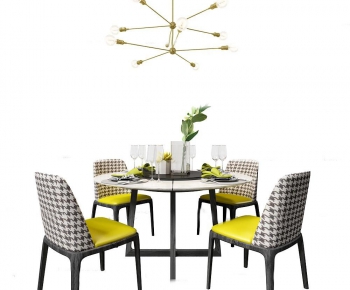 Modern Dining Table And Chairs-ID:911935446