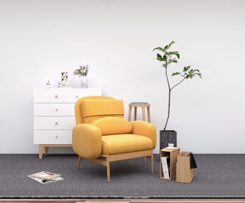 Nordic Style Single Sofa-ID:803237469