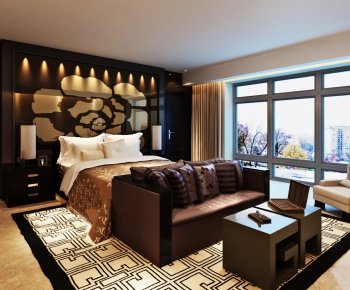 New Chinese Style Bedroom-ID:935891742