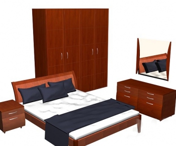 European Style Double Bed-ID:539677687