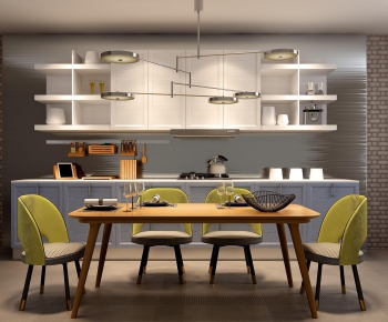 Modern Nordic Style Dining Room-ID:480170896