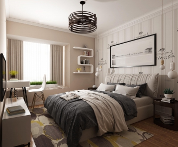 Nordic Style Bedroom-ID:256970676