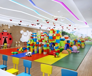 Modern Children's Playroom-ID:393576993