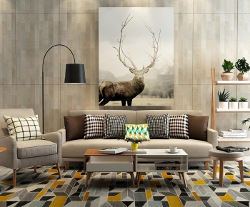 Nordic Style Sofa Combination-ID:693234157