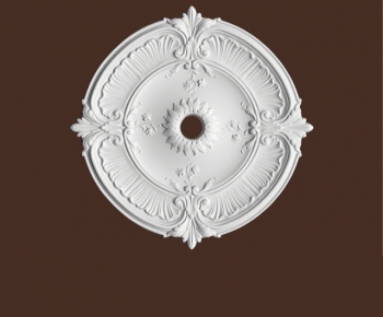 European Style Plaster Carved Top Plate-ID:603559416