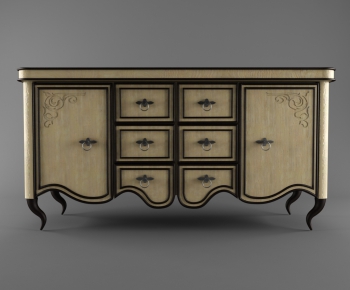 New Classical Style Side Cabinet/Entrance Cabinet-ID:221665636
