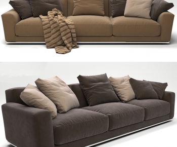 Modern Three-seat Sofa-ID:981376256