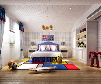 Simple European Style Children's Room-ID:239921789