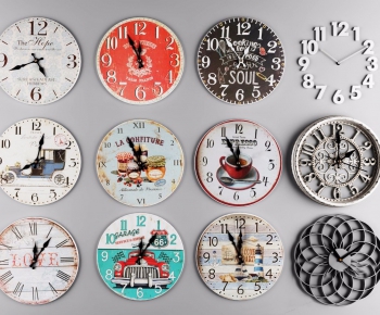 American Style Industrial Style Clocks And Watches-ID:463107938