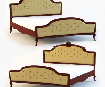 European Style Double Bed-ID:278551272