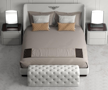 Modern Double Bed-ID:227866125