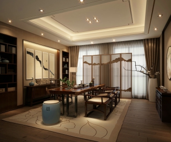 New Chinese Style Study Space-ID:136275739