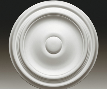 European Style Plaster Carved Top Plate-ID:924832667