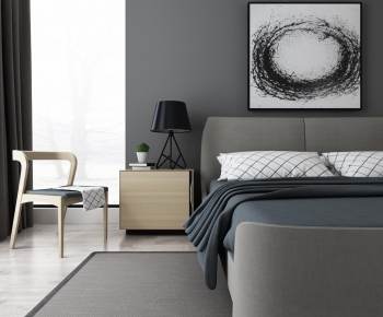 Modern Nordic Style Bedroom-ID:868129438