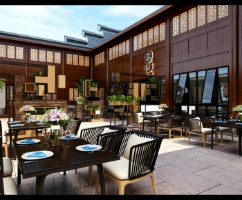 Modern New Chinese Style Restaurant-ID:655214664