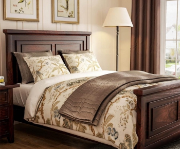 American Style Double Bed-ID:266255943