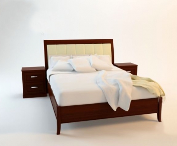 Modern Double Bed-ID:886747979