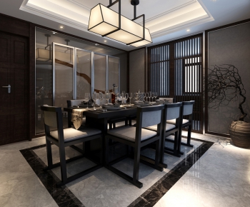 New Chinese Style Dining Room-ID:880940331