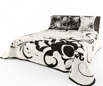 Modern Double Bed-ID:517697996
