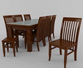 Modern Dining Table And Chairs-ID:489331999
