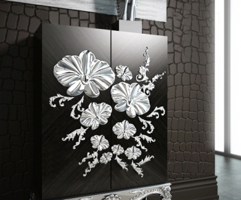New Chinese Style Side Cabinet/Entrance Cabinet-ID:688282296