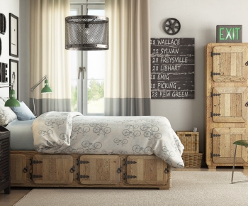 Modern Nordic Style Bedroom-ID:597681814