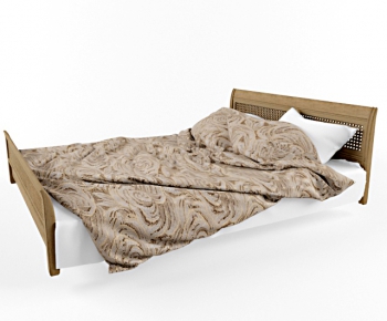 Modern Double Bed-ID:335882496