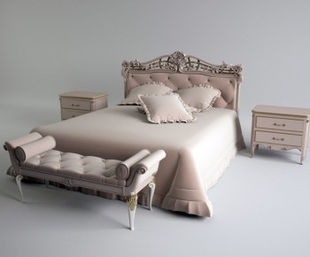 European Style Double Bed-ID:358403234