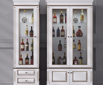 Simple European Style Wine Cabinet-ID:886915315