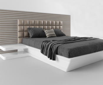 Modern Double Bed-ID:779466967